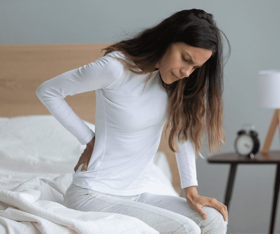 Female With Chronic Lower Back Pain Female With Chronic Lower Back Pain
